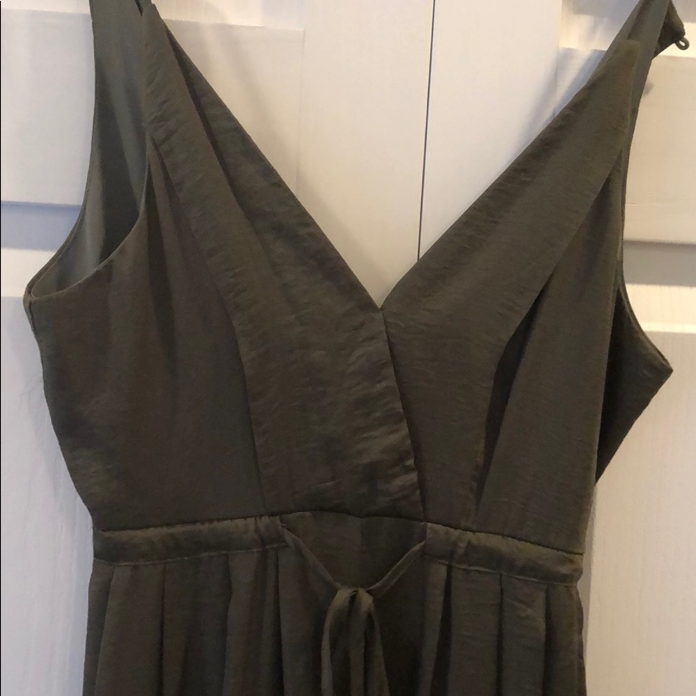 Olive green romper/jumpsuit